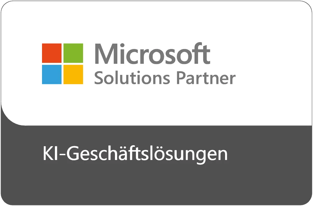 Microsoft Solutions Partner für KI-Geschäftslösungen - InSys AG® Microsoft Solutions Partner KI-Geschäftslösungen - Partnerauszeichnung der InSys AG®